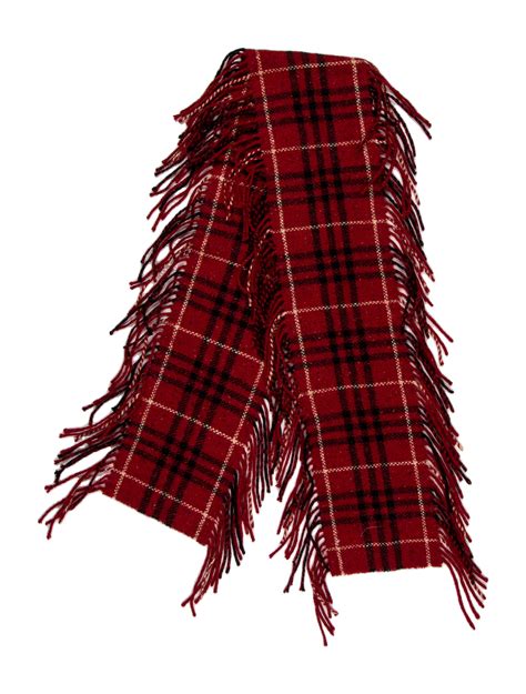 Burberry Merino Wool House Check Pattern Scarf 